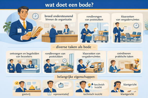 Alles over het beroep bode Wat doet een bode